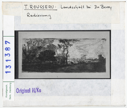 Vorschaubild Théodore Rousseau: Landschaft bei Du Berry 